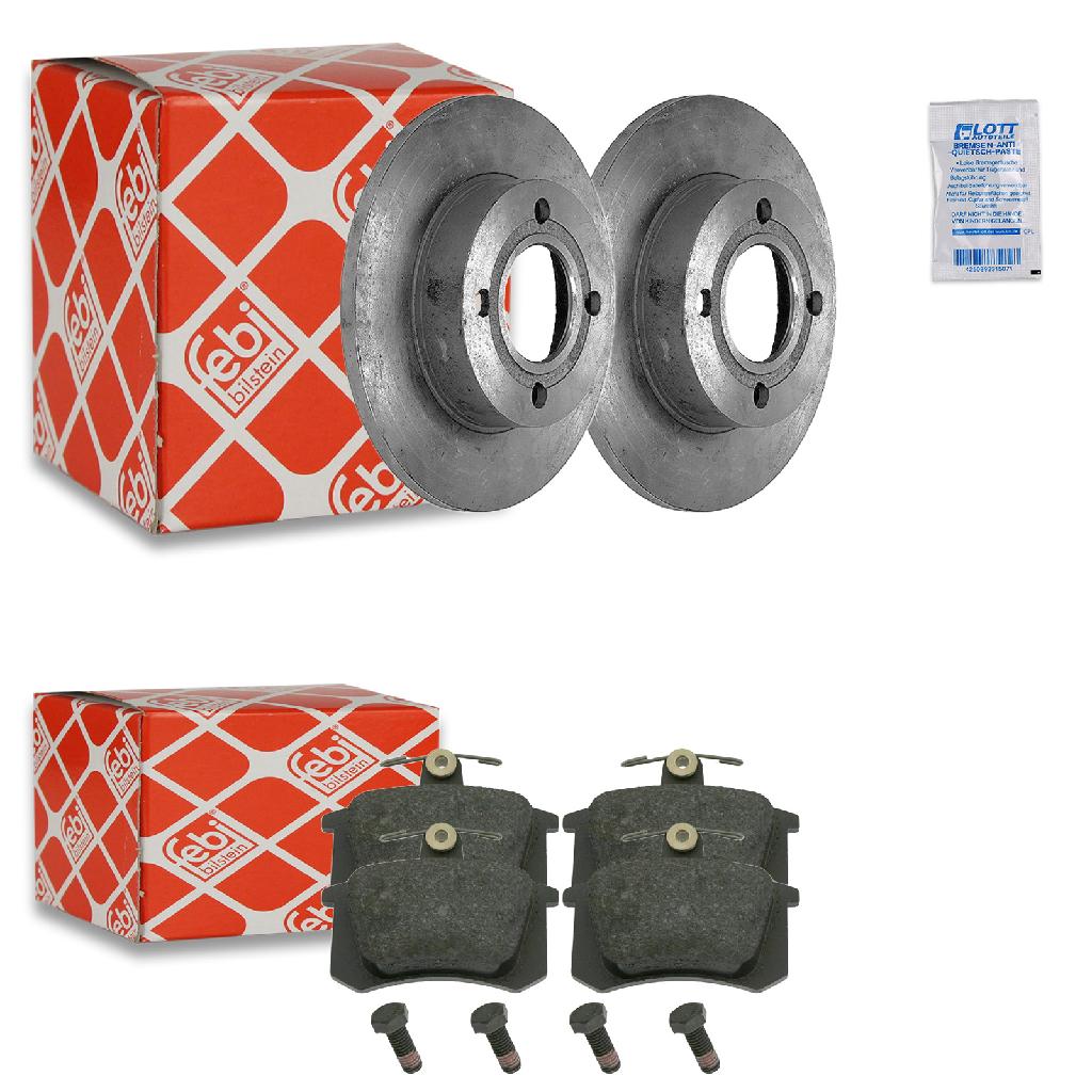 FEBI BILSTEIN Bremsscheibe 09078 + Bremsbelagsatz, Scheibenbremse 16144