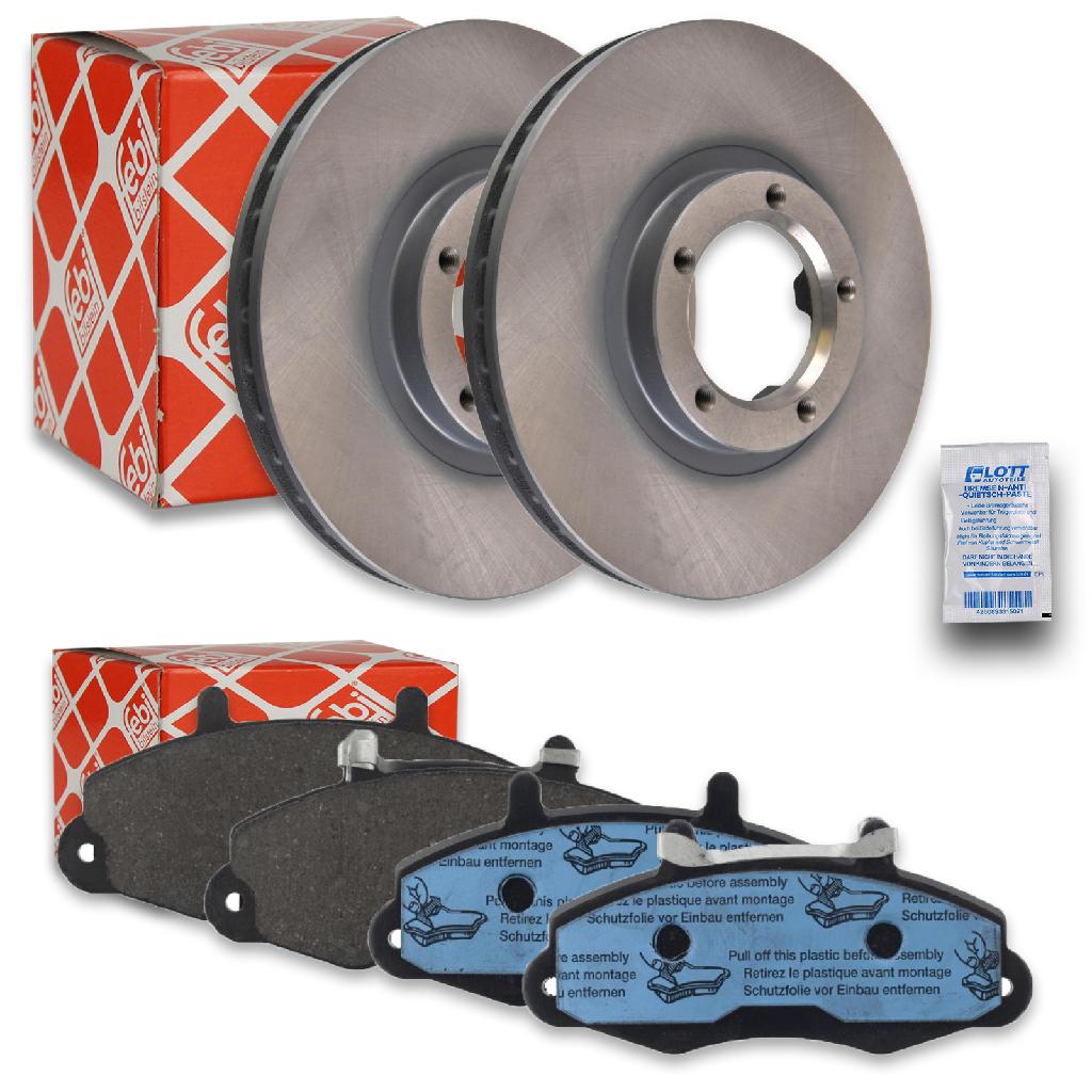 FEBI BILSTEIN Bremsscheibe 05647 + Bremsbelagsatz, Scheibenbremse 116069