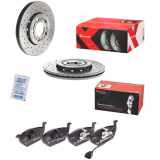 BREMBO Bremsscheibe 09.7011.1X + Bremsbelagsatz, Scheibenbremse P 85 072