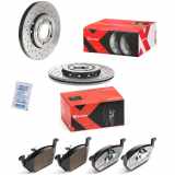 BREMBO Bremsscheibe 09.7011.1X + Bremsbelagsatz, Scheibenbremse P 85 041X