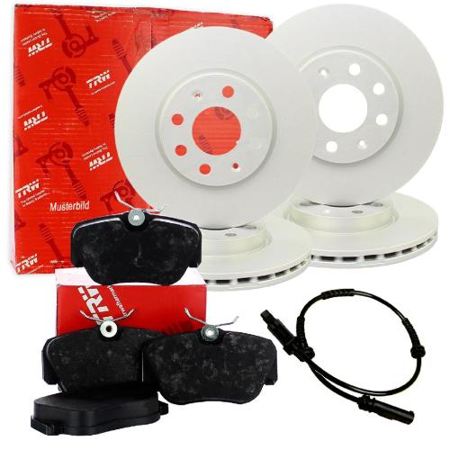 TRW Warnkontakt, Bremsbelagverschleiß GIC206 + Bremsscheibe DF4388 + Bremsbelagsatz, Scheibenbremse GDB1530 + Bremsscheibe DF4392S + Bremsbelagsatz, Scheibenbremse GDB1531 + Warnkontakt, Bremsbelagverschleiß GIC204 Bild TRW Warnkontakt, Bremsbelagverschleiß GIC206 + Bremsscheibe DF4388 + Bremsbelagsatz, Scheibenbremse GDB1530 + Bremsscheibe DF4392S + Bremsbelagsatz, Scheibenbremse GDB1531 + Warnkontakt, Bremsbelagverschleiß GIC204
