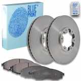 BLUE PRINT Bremsbelagsatz, Scheibenbremse ADN142121 + Bremsscheibe ADN143102