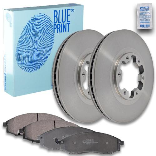 BLUE PRINT Bremsbelagsatz, Scheibenbremse ADN142121 + Bremsscheibe ADN143102 Bild BLUE PRINT Bremsbelagsatz, Scheibenbremse ADN142121 + Bremsscheibe ADN143102