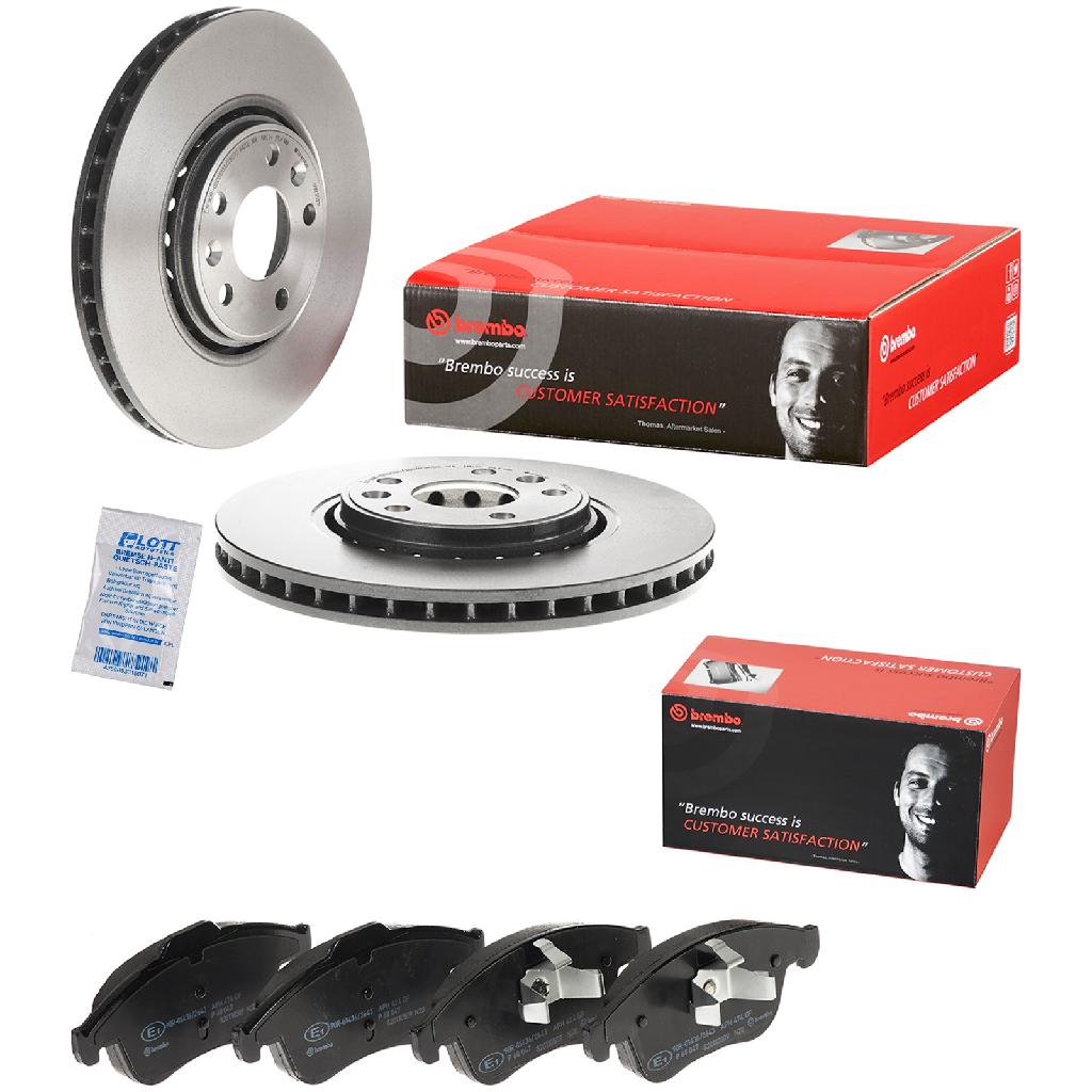 BREMBO Bremsbelagsatz, Scheibenbremse P 68 047 + Bremsscheibe 09.B352.11