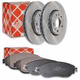 FEBI BILSTEIN Bremsbelagsatz, Scheibenbremse 116286 + Bremsscheibe 108625