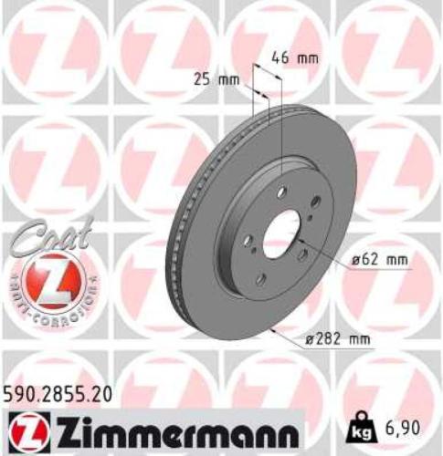 ZIMMERMANN Bremsbelagsatz, Scheibenbremse 26153.160.2 + Bremsscheibe 590.2855.20 + Bremsbelagsatz, Scheibenbremse 26149.190.2 + Bremsscheibe 590.2856.20 Bild ZIMMERMANN Bremsbelagsatz, Scheibenbremse 26153.160.2 + Bremsscheibe 590.2855.20 + Bremsbelagsatz, Scheibenbremse 26149.190.2 + Bremsscheibe 590.2856.20