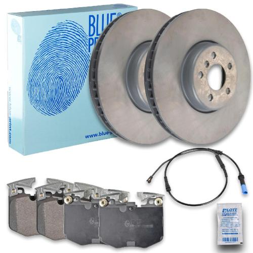 FEBI BILSTEIN Warnkontakt, Bremsbelagverschleiß 171446 BLUE PRINT Bremsbelagsatz, Scheibenbremse ADBP420002 + Bremsscheibe ADBP430020 Bild FEBI BILSTEIN Warnkontakt, Bremsbelagverschleiß 171446 BLUE PRINT Bremsbelagsatz, Scheibenbremse ADBP420002 + Bremsscheibe ADBP430020