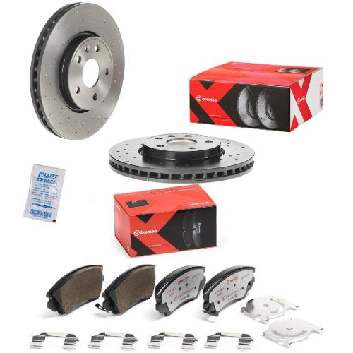 BREMBO Bremsscheibe 09.A971.1X + Bremsbelagsatz, Scheibenbremse P 59 055X Bild BREMBO Bremsscheibe 09.A971.1X + Bremsbelagsatz, Scheibenbremse P 59 055X