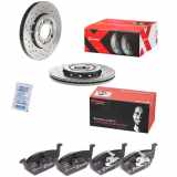 BREMBO Bremsscheibe 09.7011.1X + Bremsbelagsatz, Scheibenbremse P 85 041