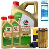 MAPCO Verschlussschraube, Ölwanne 95945 CASTROL Motoröl 15669E + Motoröl 15665F HENGST FILTER Ölfilter E11H D57