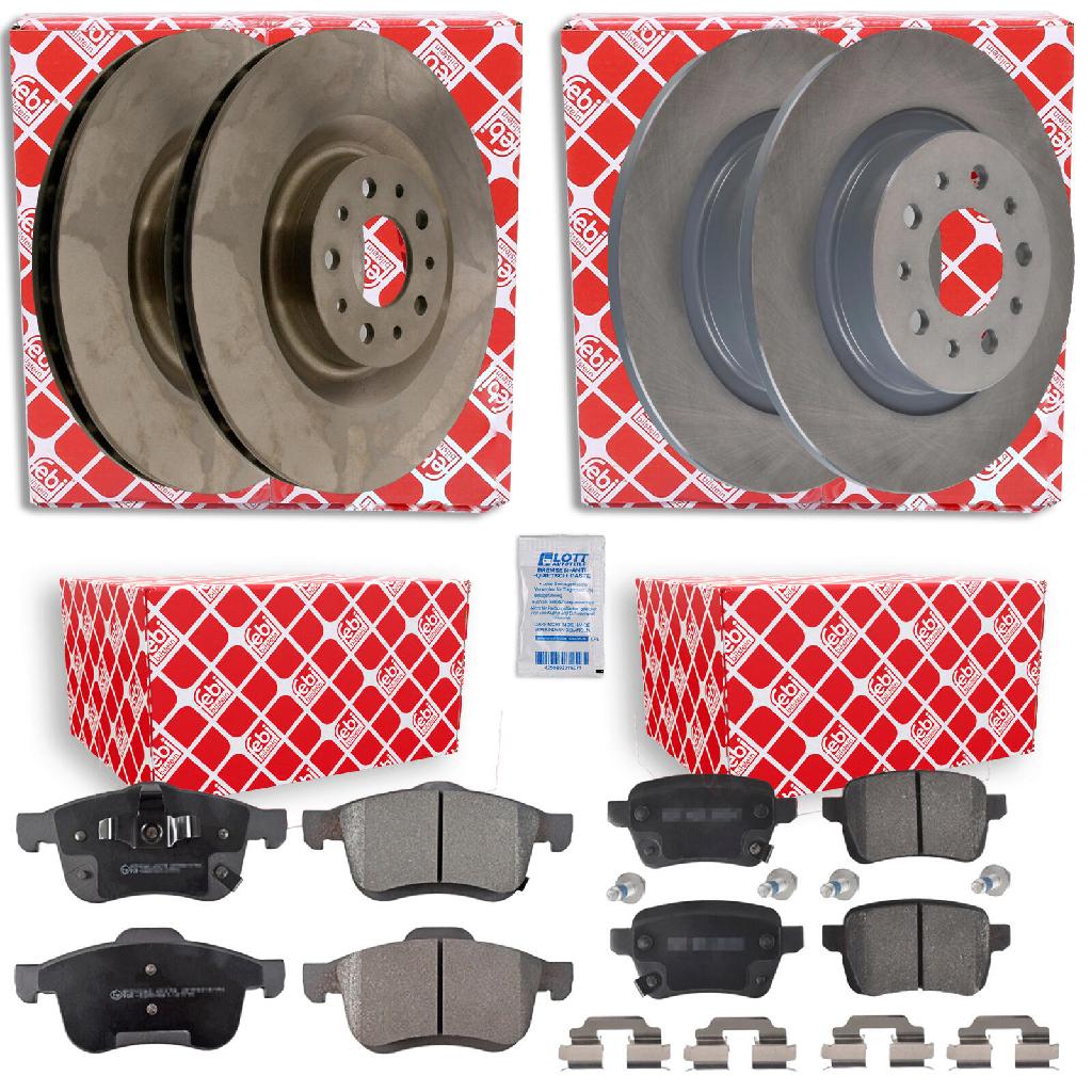 FEBI BILSTEIN Bremsbelagsatz, Scheibenbremse 116253 + Bremsscheibe 107714 + Bremsbelagsatz, Scheibenbremse 16903 + Bremsscheibe 40999