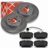 FEBI BILSTEIN Bremsbelagsatz, Scheibenbremse 16412 + Bremsscheibe 18490