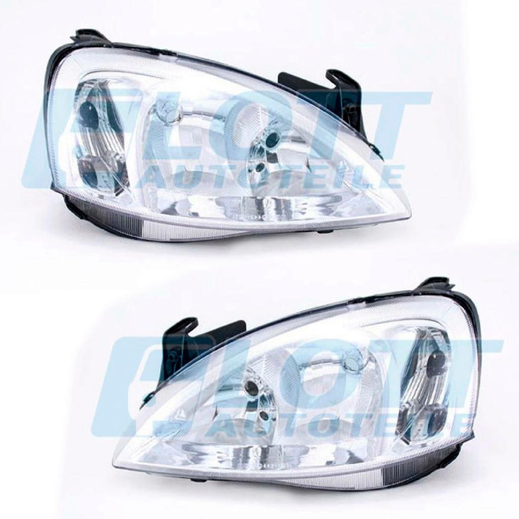 JOHNS Hauptscheinwerfer 55 56 09-5 + Hauptscheinwerfer 55 56 10-5