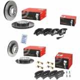 BREMBO Bremsscheibe 09.9145.11 + Bremsscheibe 08.9488.11 + Bremsbelagsatz, Scheibenbremse P 85 146 + Bremsbelagsatz, Scheibenbremse P 85 073