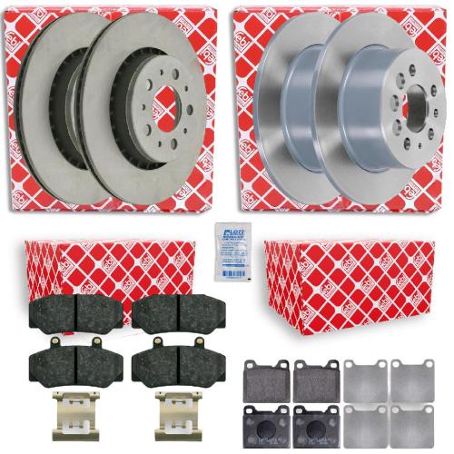 FEBI BILSTEIN Bremsscheibe 11449 + Bremsbelagsatz, Scheibenbremse 16231 + Bremsbelagsatz, Scheibenbremse 16211 + Bremsscheibe 11448 Bild FEBI BILSTEIN Bremsscheibe 11449 + Bremsbelagsatz, Scheibenbremse 16231 + Bremsbelagsatz, Scheibenbremse 16211 + Bremsscheibe 11448