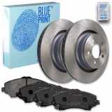 BLUE PRINT Bremsbelagsatz, Scheibenbremse ADA104213 + Bremsscheibe ADA104368