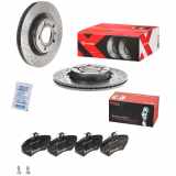 BREMBO Bremsbelagsatz, Scheibenbremse P 85 042 + Bremsscheibe 09.7196.1X