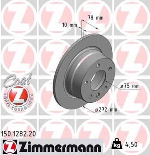 ZIMMERMANN Bremsbelagsatz, Scheibenbremse 20180.170.1 + Bremsscheibe 150.1282.20 BREMBO Warnkontakt, Bremsbelagverschleiß A 00 224 Bild ZIMMERMANN Bremsbelagsatz, Scheibenbremse 20180.170.1 + Bremsscheibe 150.1282.20 BREMBO Warnkontakt, Bremsbelagverschleiß A 00 224