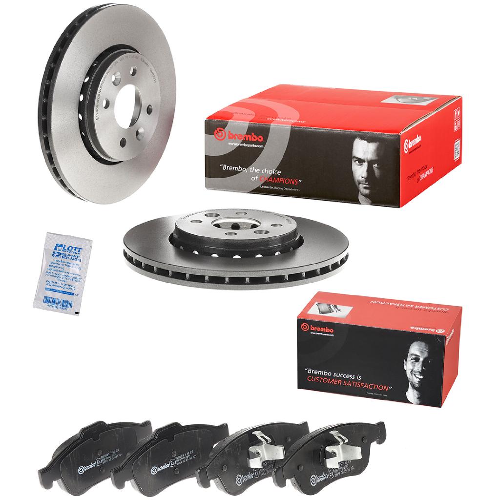 BREMBO Bremsscheibe 09.A727.31 + Bremsbelagsatz, Scheibenbremse P 68 050
