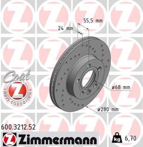 ZIMMERMANN Sport Bremsscheiben Beläge Wako für VW TRANSPORTER T4 15 Zoll vorne hinten Bild ZIMMERMANN Sport Bremsscheiben Beläge Wako für VW TRANSPORTER T4 15 Zoll vorne hinten