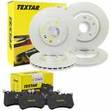 TEXTAR Bremsscheibe 92257703 + Bremsbelagsatz, Scheibenbremse 2569801 + Bremsscheibe 92164003 + Bremsbelagsatz, Scheibenbremse 2466401