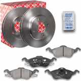 FEBI BILSTEIN Bremsbelagsatz, Scheibenbremse 16279 + Bremsscheibe 12578