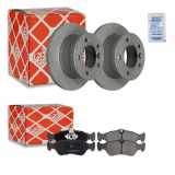 FEBI BILSTEIN Bremsscheibe 22858 + Bremsbelagsatz, Scheibenbremse 16160