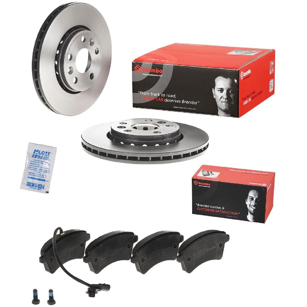 BREMBO Bremsscheibe 09.A727.21 + Bremsbelagsatz, Scheibenbremse P 68 058