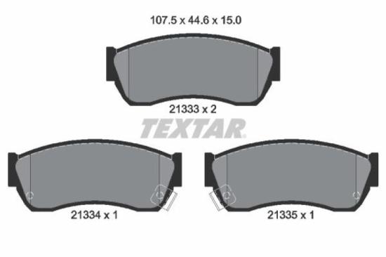 TEXTAR Bremsscheibe 92069000 + Bremsbelagsatz, Scheibenbremse 2133301 Bild TEXTAR Bremsscheibe 92069000 + Bremsbelagsatz, Scheibenbremse 2133301