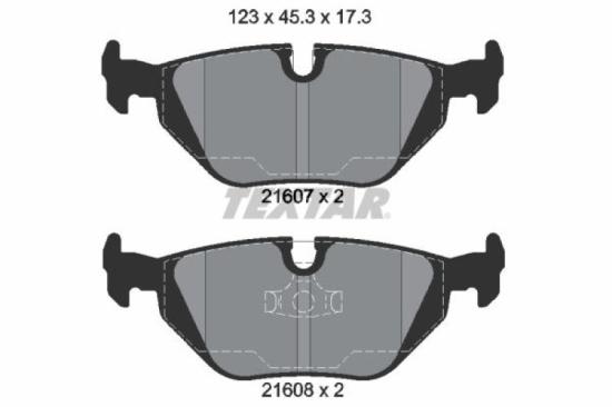 TEXTAR Bremsbelagsatz, Scheibenbremse 2160702 + Warnkontakt, Bremsbelagverschleiß 98020800 + Bremsscheibe 92072303 Bild TEXTAR Bremsbelagsatz, Scheibenbremse 2160702 + Warnkontakt, Bremsbelagverschleiß 98020800 + Bremsscheibe 92072303