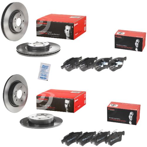 BREMBO Bremsscheibe 09.9468.11 + Bremsbelagsatz, Scheibenbremse P 59 042 + Bremsbelagsatz, Scheibenbremse P 24 061 + Bremsscheibe 08.9975.11 Bild BREMBO Bremsscheibe 09.9468.11 + Bremsbelagsatz, Scheibenbremse P 59 042 + Bremsbelagsatz, Scheibenbremse P 24 061 + Bremsscheibe 08.9975.11
