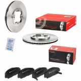 BREMBO Bremsscheibe 09.6726.10 + Bremsbelagsatz, Scheibenbremse P 28 021