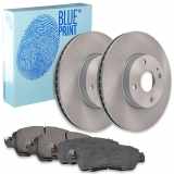 BLUE PRINT Bremsbelagsatz, Scheibenbremse ADM542111 + Bremsscheibe ADM543136