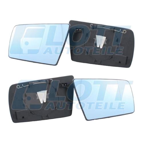 JOHNS Spiegelglas, Außenspiegel 50 02 37-81 + Spiegelglas, Außenspiegel 50 02 38-81 Bild JOHNS Spiegelglas, Außenspiegel 50 02 37-81 + Spiegelglas, Außenspiegel 50 02 38-81