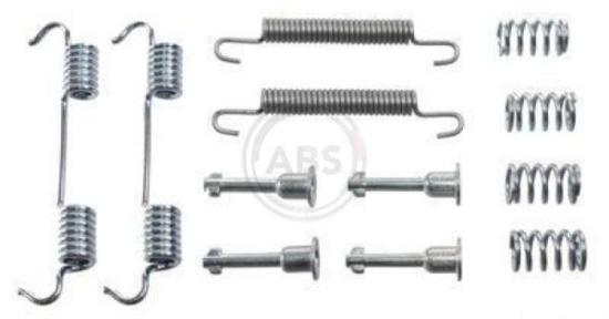 A.B.S. Bremsbackensatz, Feststellbremse 9069 + Bremsscheibe 16339 + Zubehörsatz, Feststellbremsbacken 0801Q + Bremsbelagsatz, Scheibenbremse 36824 Bild A.B.S. Bremsbackensatz, Feststellbremse 9069 + Bremsscheibe 16339 + Zubehörsatz, Feststellbremsbacken 0801Q + Bremsbelagsatz, Scheibenbremse 36824