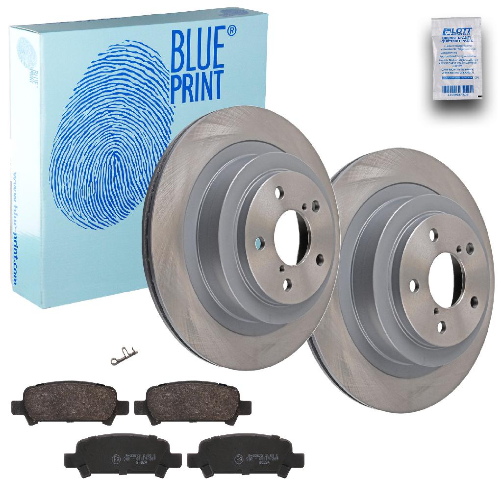 BLUE PRINT Bremsbelagsatz, Scheibenbremse ADS74219 + Bremsscheibe ADS74320