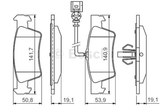 BOSCH Bremsbelagsatz, Scheibenbremse 0 986 494 309 + Bremsscheibe 0 986 479 B72 Bild BOSCH Bremsbelagsatz, Scheibenbremse 0 986 494 309 + Bremsscheibe 0 986 479 B72