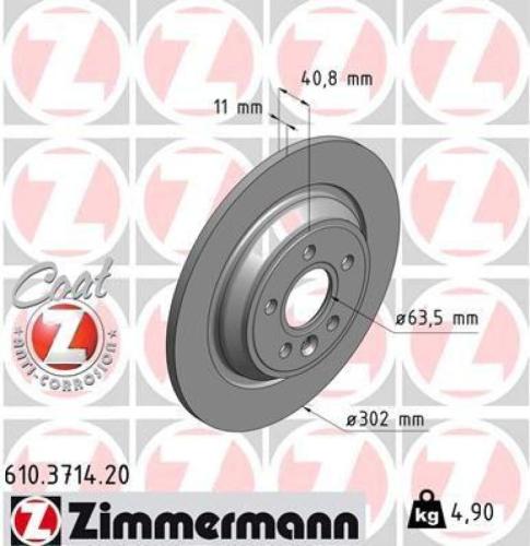 ZIMMERMANN Bremsbelagsatz, Scheibenbremse 24496.170.1 + Bremsscheibe 250.1360.20 + Bremsbelagsatz, Scheibenbremse 24123.200.1 + Bremsscheibe 610.3714.20 Bild ZIMMERMANN Bremsbelagsatz, Scheibenbremse 24496.170.1 + Bremsscheibe 250.1360.20 + Bremsbelagsatz, Scheibenbremse 24123.200.1 + Bremsscheibe 610.3714.20