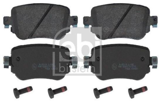 FEBI BILSTEIN Bremsbelagsatz, Scheibenbremse 16912 + Bremsscheibe 104496 Bild FEBI BILSTEIN Bremsbelagsatz, Scheibenbremse 16912 + Bremsscheibe 104496
