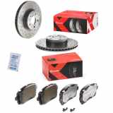 BREMBO Bremsscheibe 09.5674.2X + Bremsbelagsatz, Scheibenbremse P 78 010X