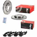 BREMBO Bremsscheibe 09.8407.10 + Bremsbelagsatz, Scheibenbremse P 37 004