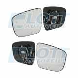 JOHNS Spiegelglas, Außenspiegel 27 48 38-81 + Spiegelglas, Außenspiegel 27 48 37-81