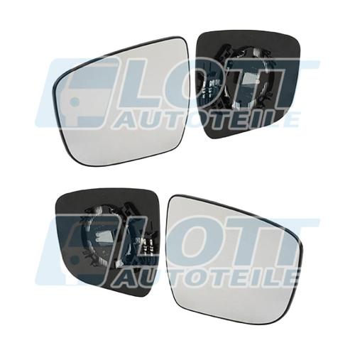 JOHNS Spiegelglas, Außenspiegel 27 48 38-81 + Spiegelglas, Außenspiegel 27 48 37-81 Bild JOHNS Spiegelglas, Außenspiegel 27 48 38-81 + Spiegelglas, Außenspiegel 27 48 37-81