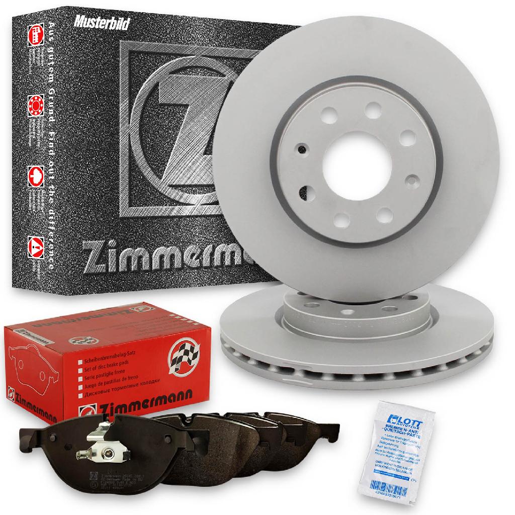 ZIMMERMANN Bremsbelagsatz, Scheibenbremse 23973.175.1 + Bremsscheibe 470.2416.20