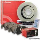 BREMBO Bremsscheibe 09.8601.11 + Bremsbelagsatz, Scheibenbremse P 59 045