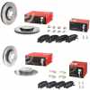 BREMBO Bremsscheibe 08.9460.61 + Bremsbelagsatz, Scheibenbremse P 23 179 + Bremsscheibe 09.5180.41 + Bremsbelagsatz, Scheibenbremse P 23 178