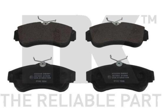 NK Bremsbelagsatz, Scheibenbremse 222220 + Bremsscheibe 202231 Bild NK Bremsbelagsatz, Scheibenbremse 222220 + Bremsscheibe 202231