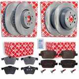 FEBI BILSTEIN Bremsscheibe 175205 + Bremsbelagsatz, Scheibenbremse 16772 + Bremsbelagsatz, Scheibenbremse 16642 + Bremsscheibe 30721