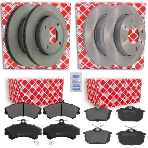 FEBI BILSTEIN Bremsbelagsatz, Scheibenbremse 16207 + Bremsscheibe 22835 + Bremsbelagsatz, Scheibenbremse 16213 + Bremsscheibe 22834 Bild FEBI BILSTEIN Bremsbelagsatz, Scheibenbremse 16207 + Bremsscheibe 22835 + Bremsbelagsatz, Scheibenbremse 16213 + Bremsscheibe 22834