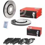 BREMBO Bremsbelagsatz, Scheibenbremse P 61 083 + Bremsscheibe 09.9619.11